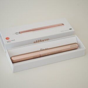 Stilform Ink fountain pen in rose gold color, medium nib, made in Germany